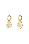 four-leaf clover earrings