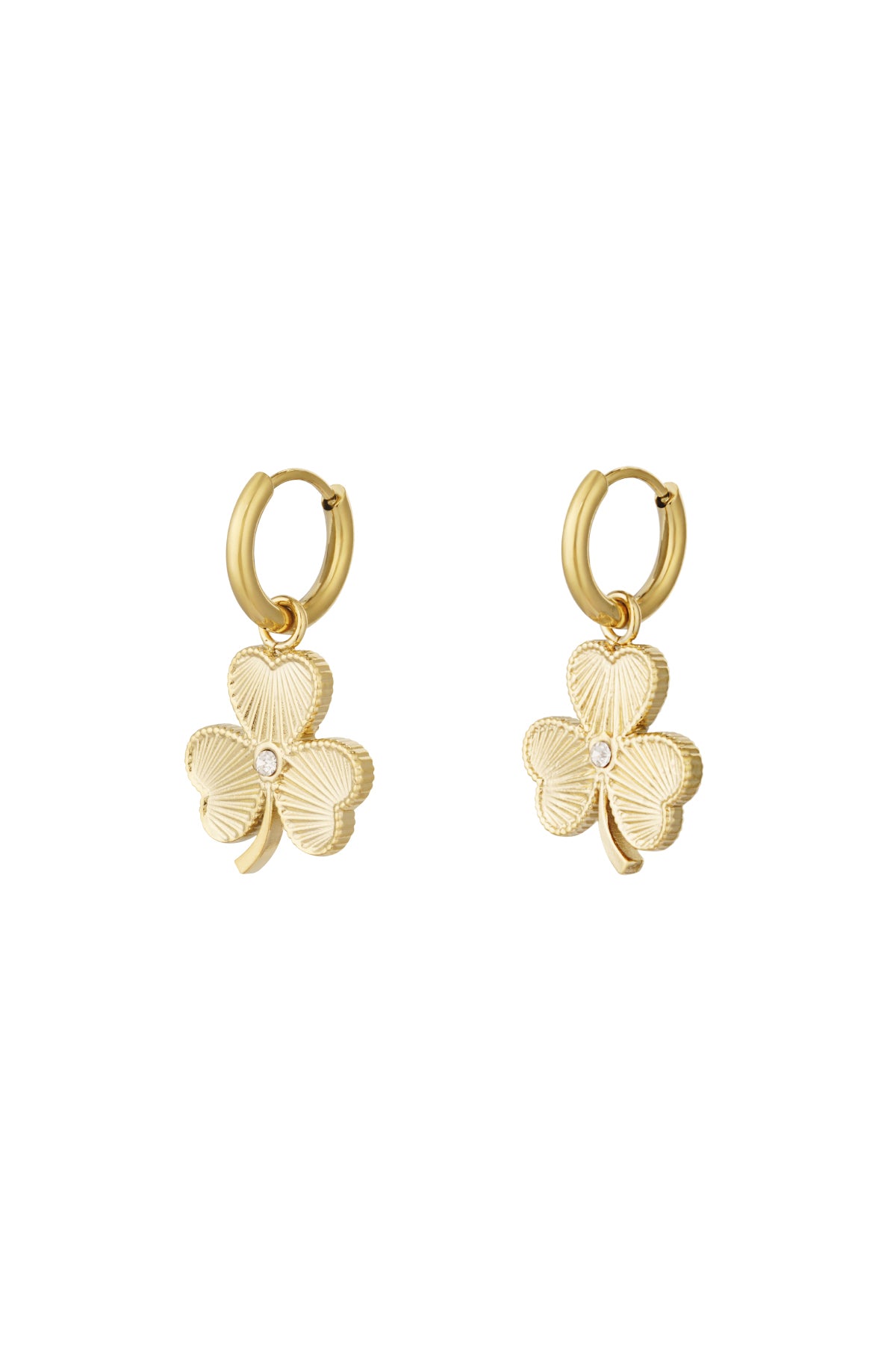 four-leaf clover earrings