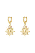 Stainless Steel Drop Earrings Sun/Moon Casual Daily Simple Series Women's jewelry