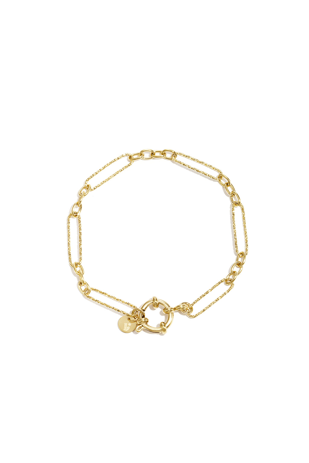 DIY Chain Bracelet – Gold-Plated Steel