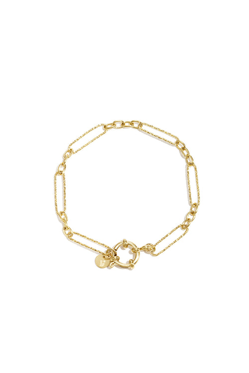 DIY Chain Bracelet – Gold-Plated Steel