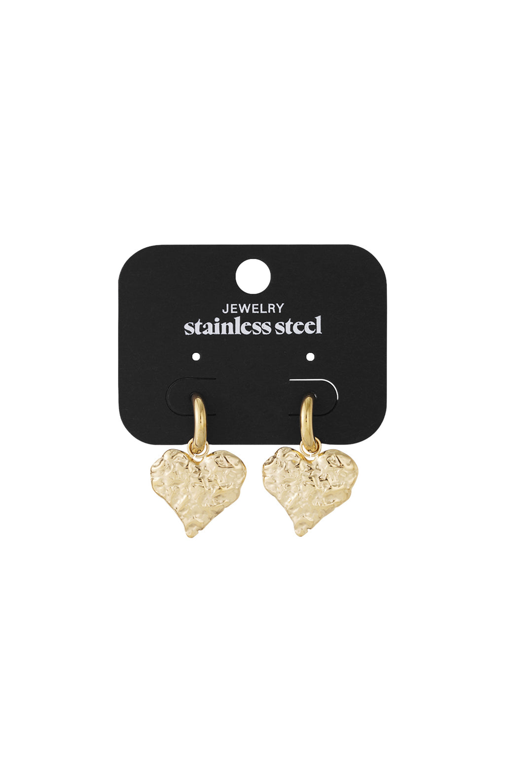 Textured Hearts earrings