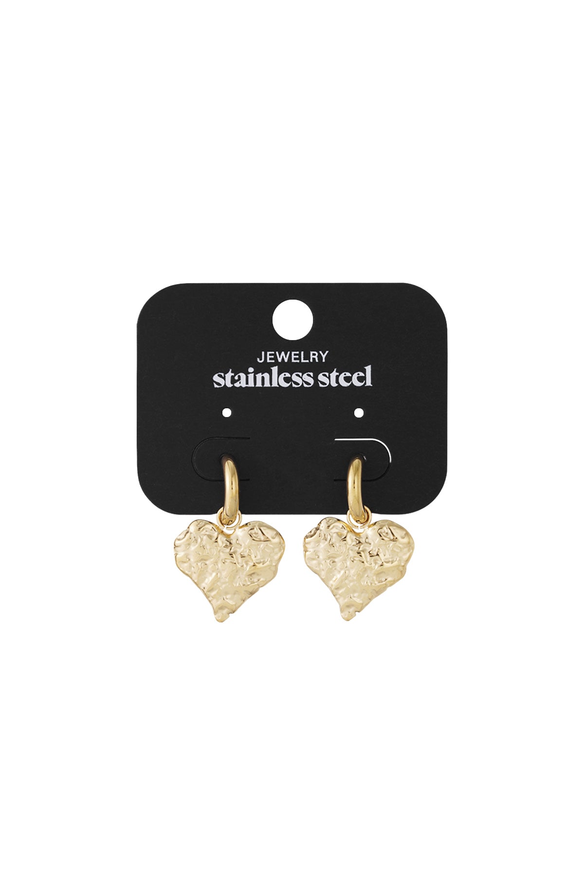 Textured Hearts earrings