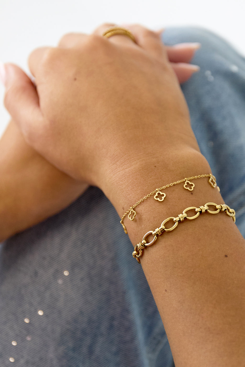 bracelet 6 clovers