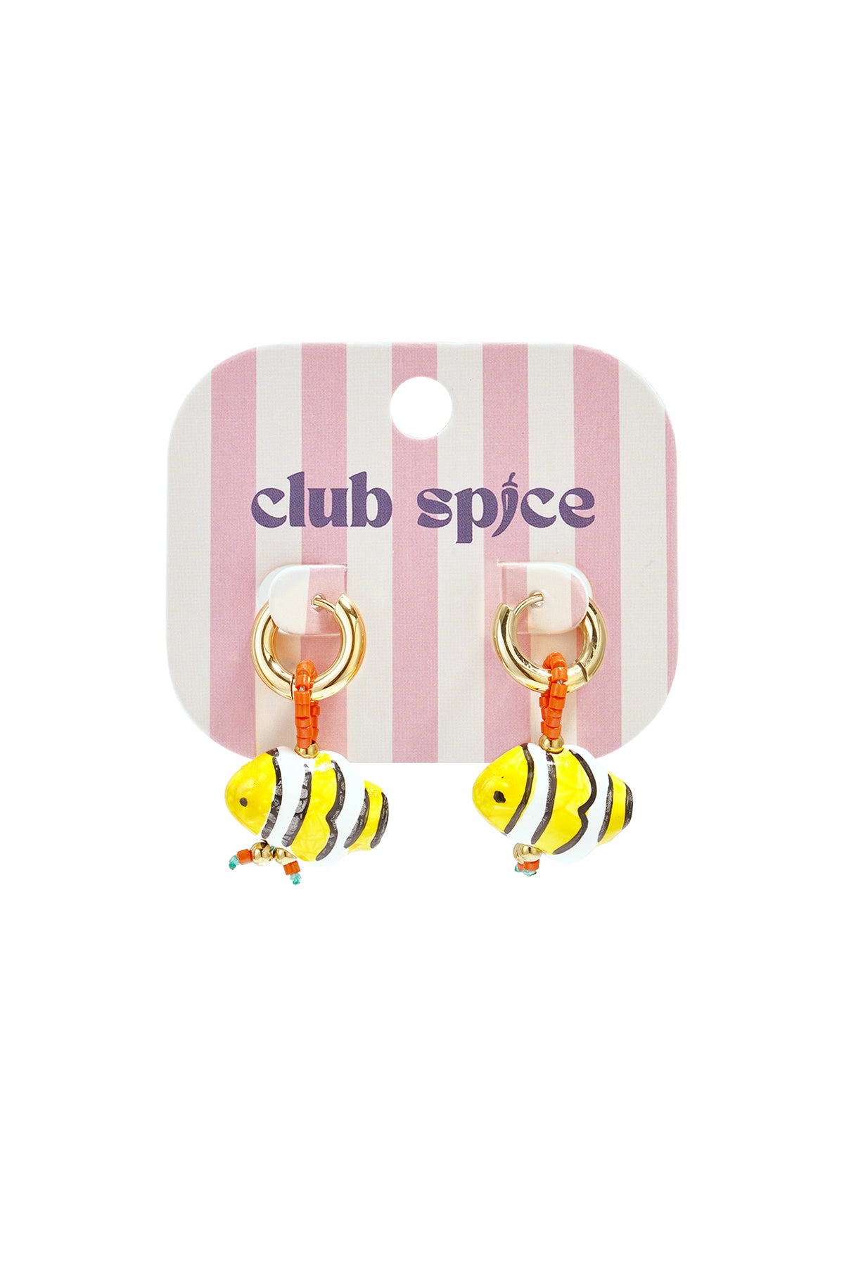 Stainless Steel Beads Earrings Fish Cute Daily Simple Series Women's jewelry