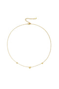 classic necklace with hearts