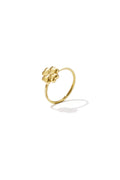 Minimalist clover ring