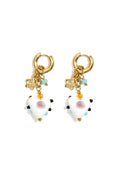 Stainless Steel Beads Earrings Heart Casual Daily Romantic Series Women's jewelry