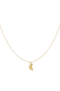 Croissant necklace