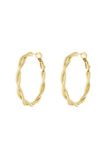 Twisted Hoop Earrings