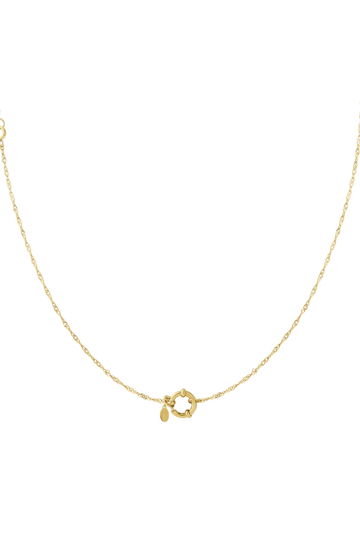DIY Chain Necklace – Gold-Plated Steel