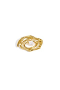 Hypnosis brooch with stone