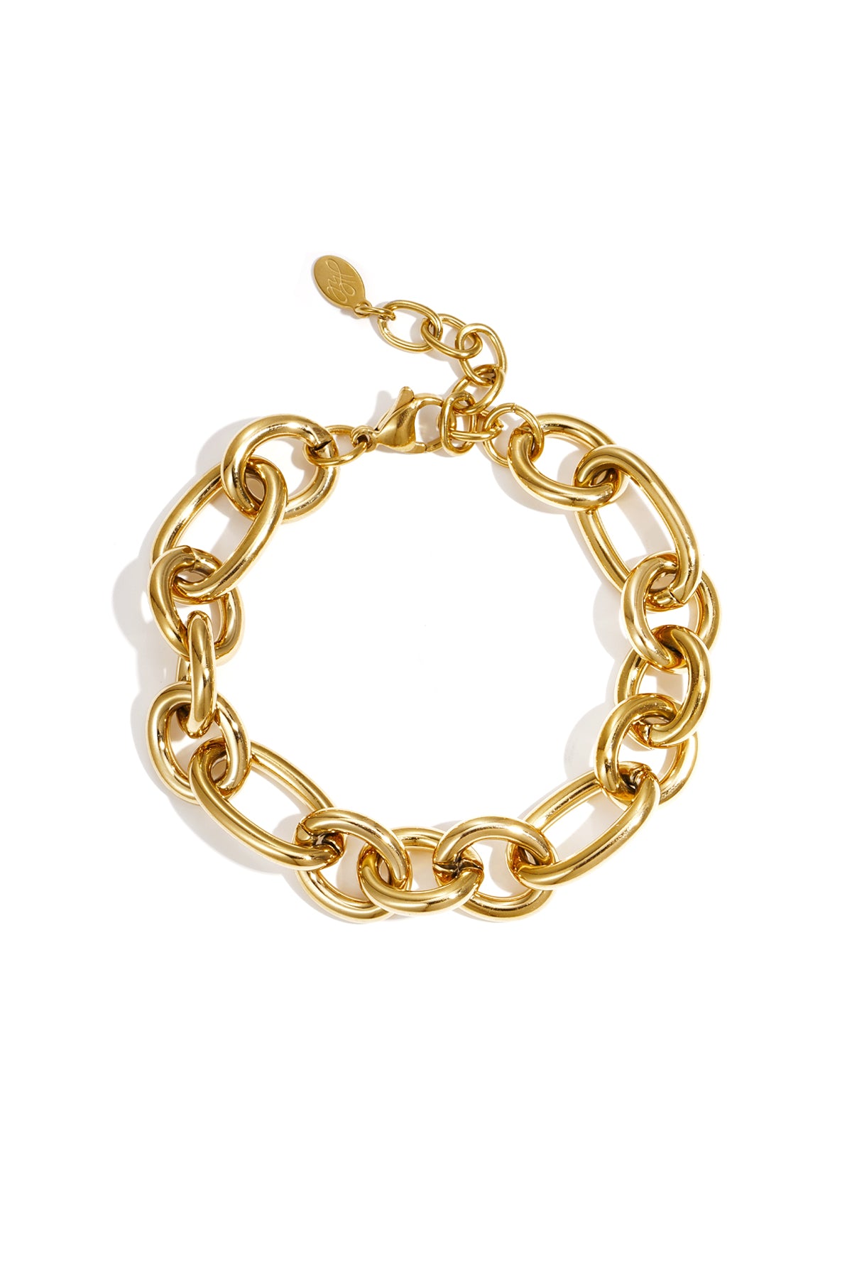 Chain Bracelet – Gold-Plated Steel