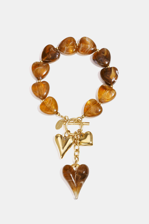 Lumé Romantic Heart Beaded Bracelet for Women