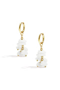 Stylish Yellow & White Beads Earrings for Summer