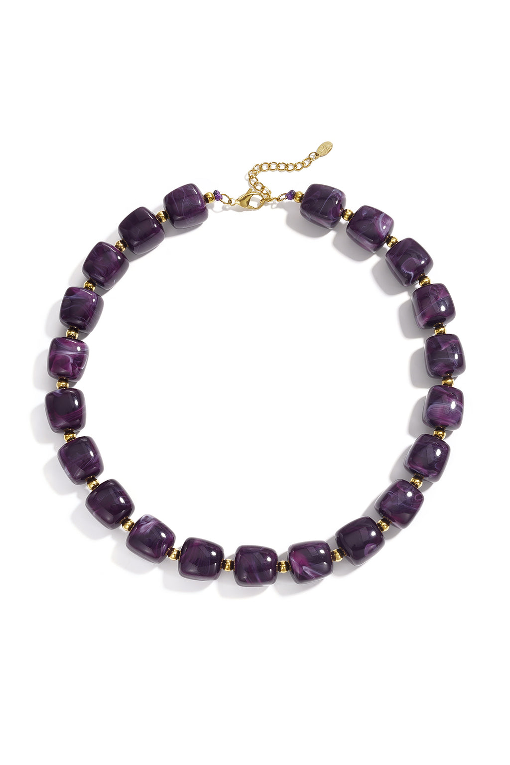 Acrylic Beaded Necklaces Gradient Color Simple Daily Simple Series Women's jewelry