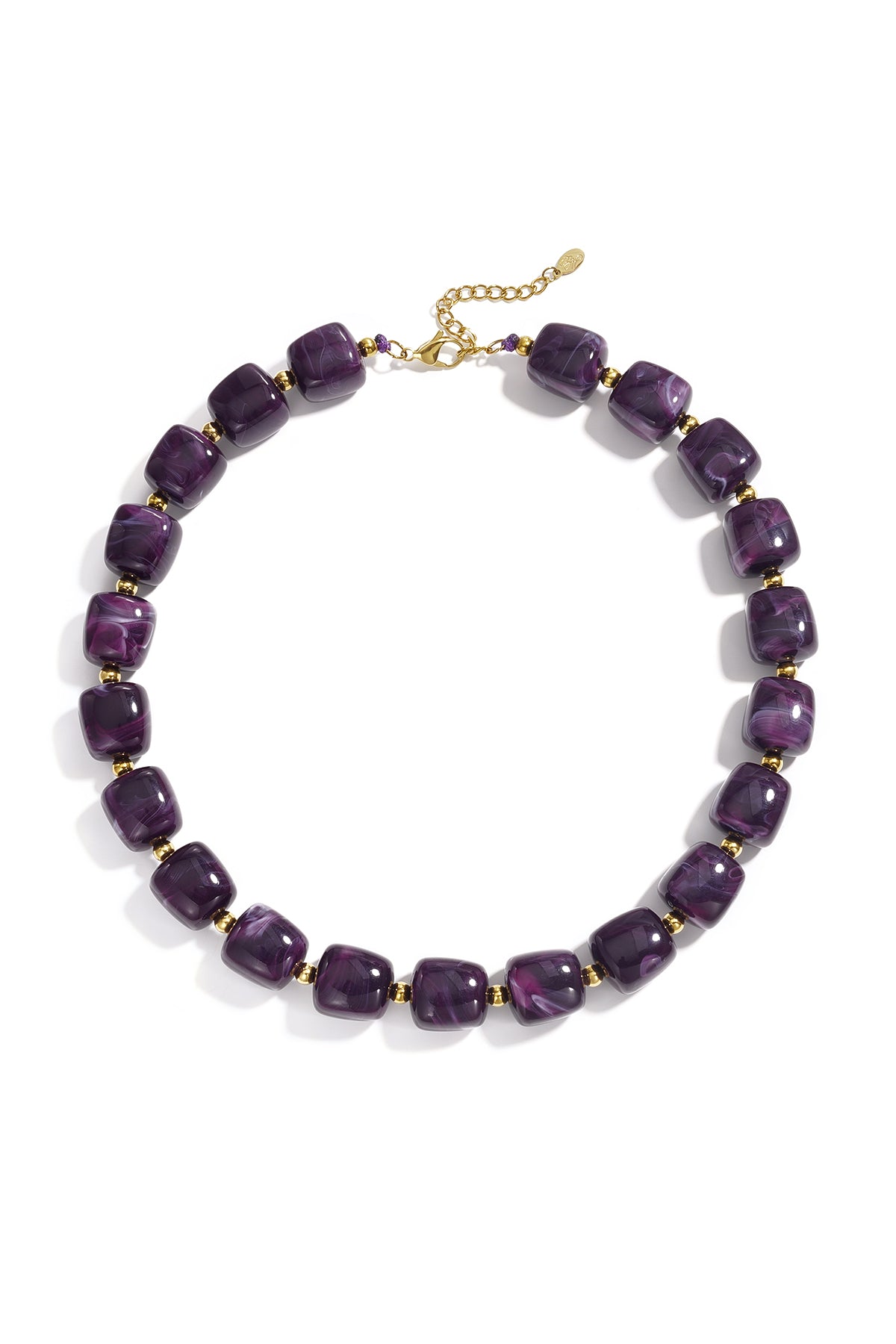Acrylic Beaded Necklaces Gradient Color Simple Daily Simple Series Women's jewelry
