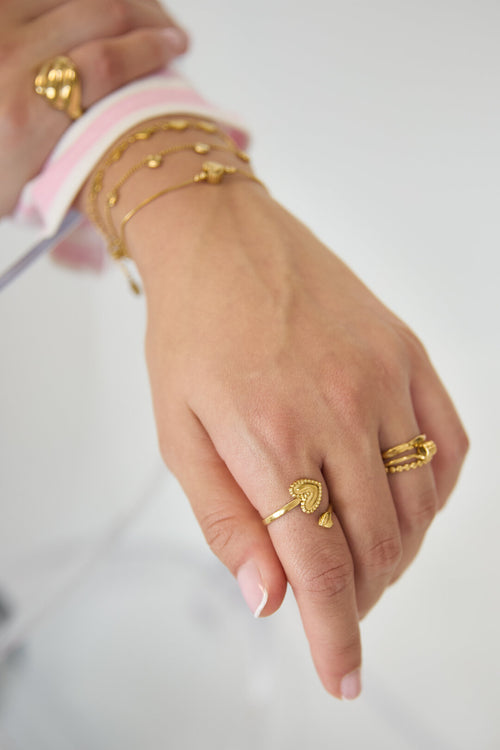 Elegant Heart Statement Ring, Adjustable All Fit