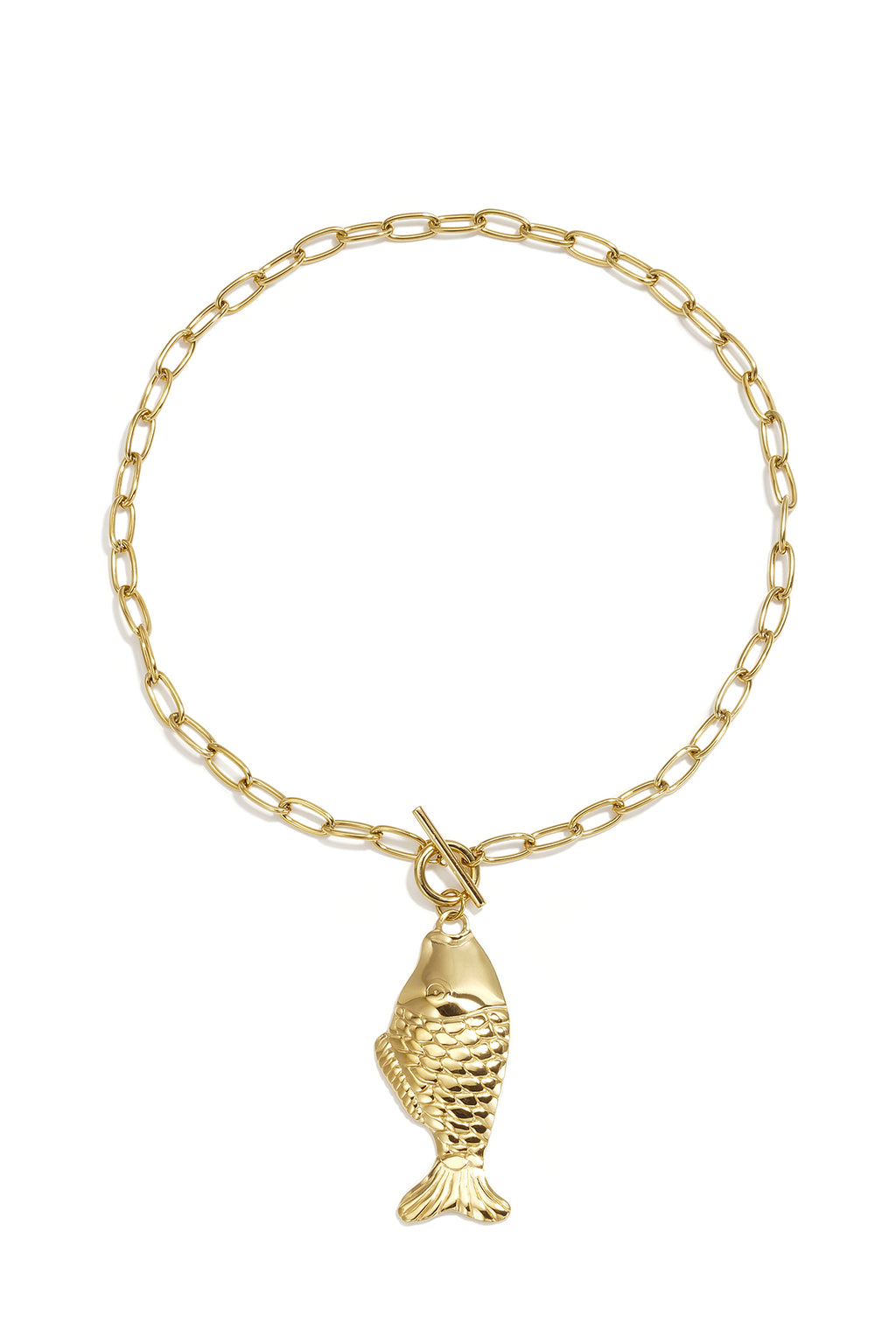 Stainless Steel Pendant necklaces Fish Simple Daily Simple Series Women's jewelry
