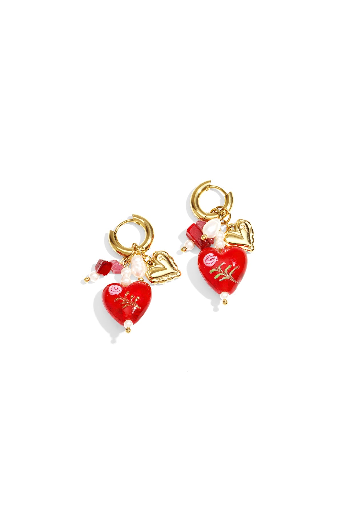 Pastel heart Earrings