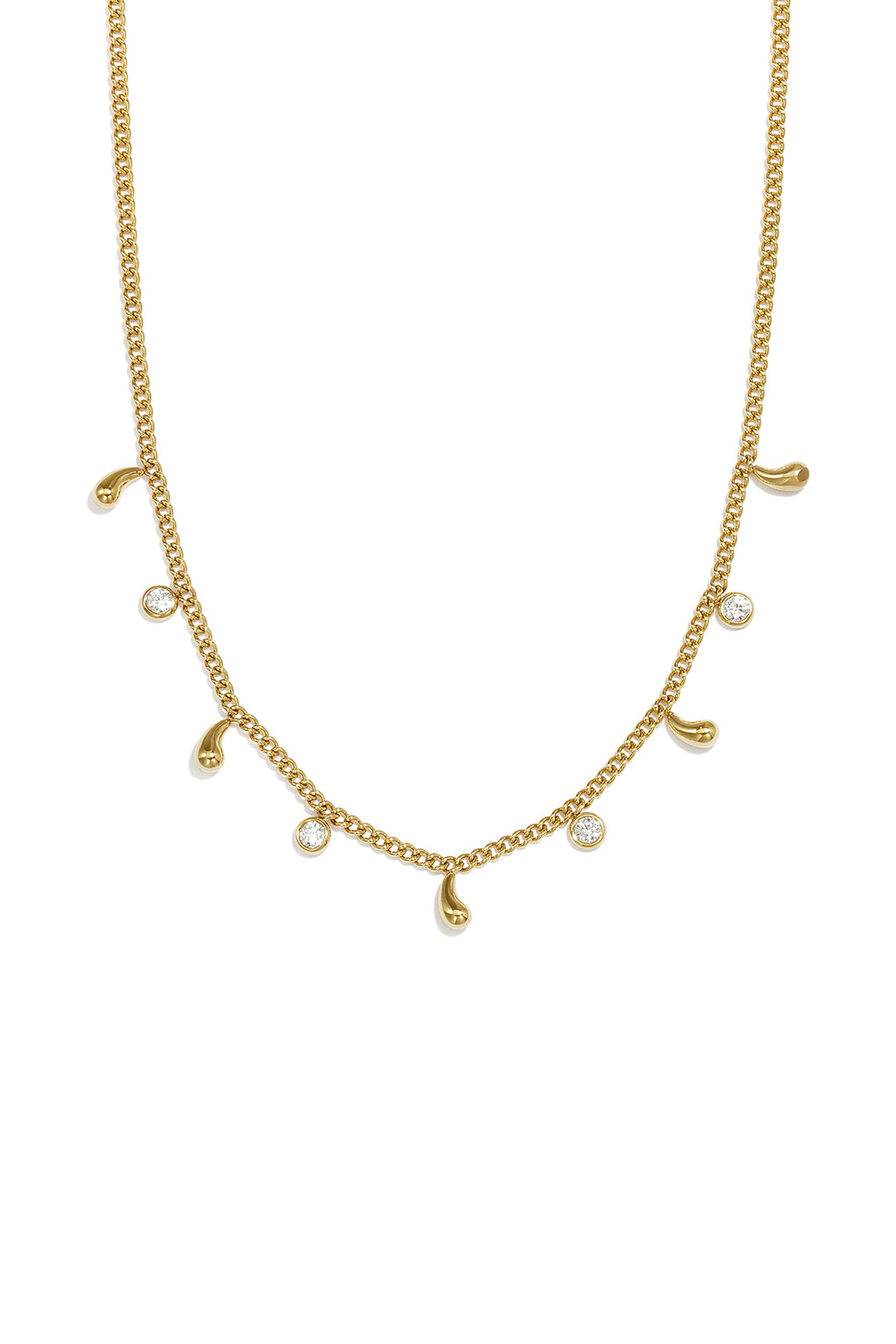 Stainless Steel Pendant necklaces Droplet Simple Daily Simple Series Women's jewelry