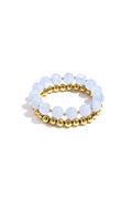 Bracelet set with round beads