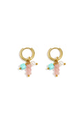 Earrings with hanging beads