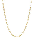 Elegant Long Necklace in Silver & Gold for Everyday Wear