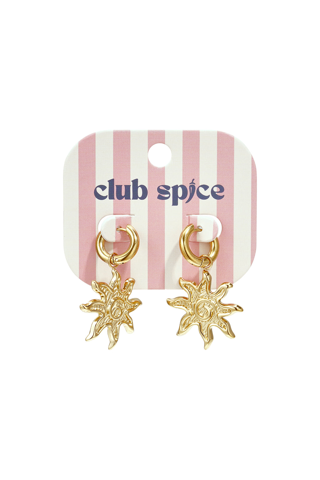 Stainless Steel Drop Earrings Sun Simple Daily Simple Series Women's jewelry