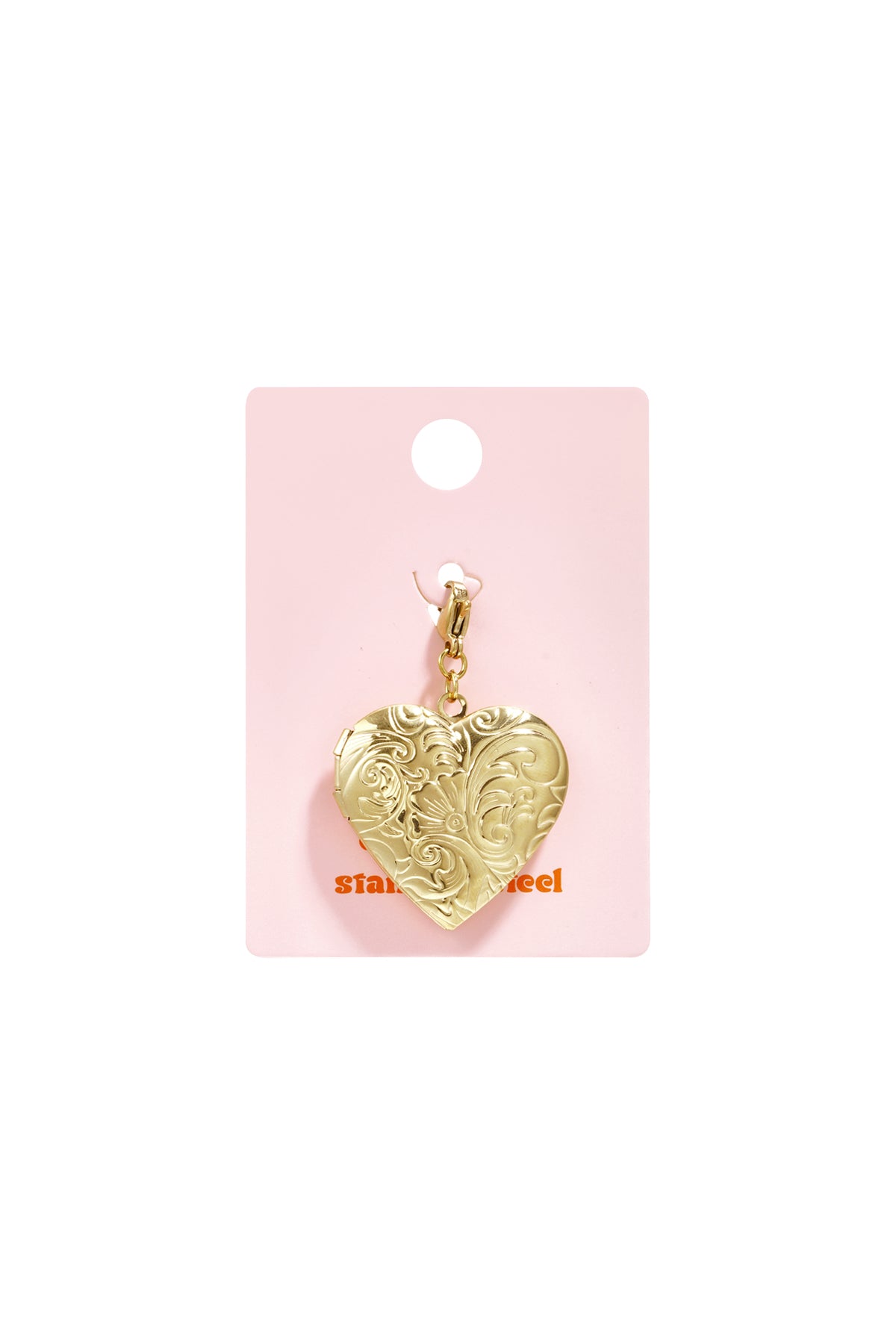 Jewelry charm heart pendant photo DIY