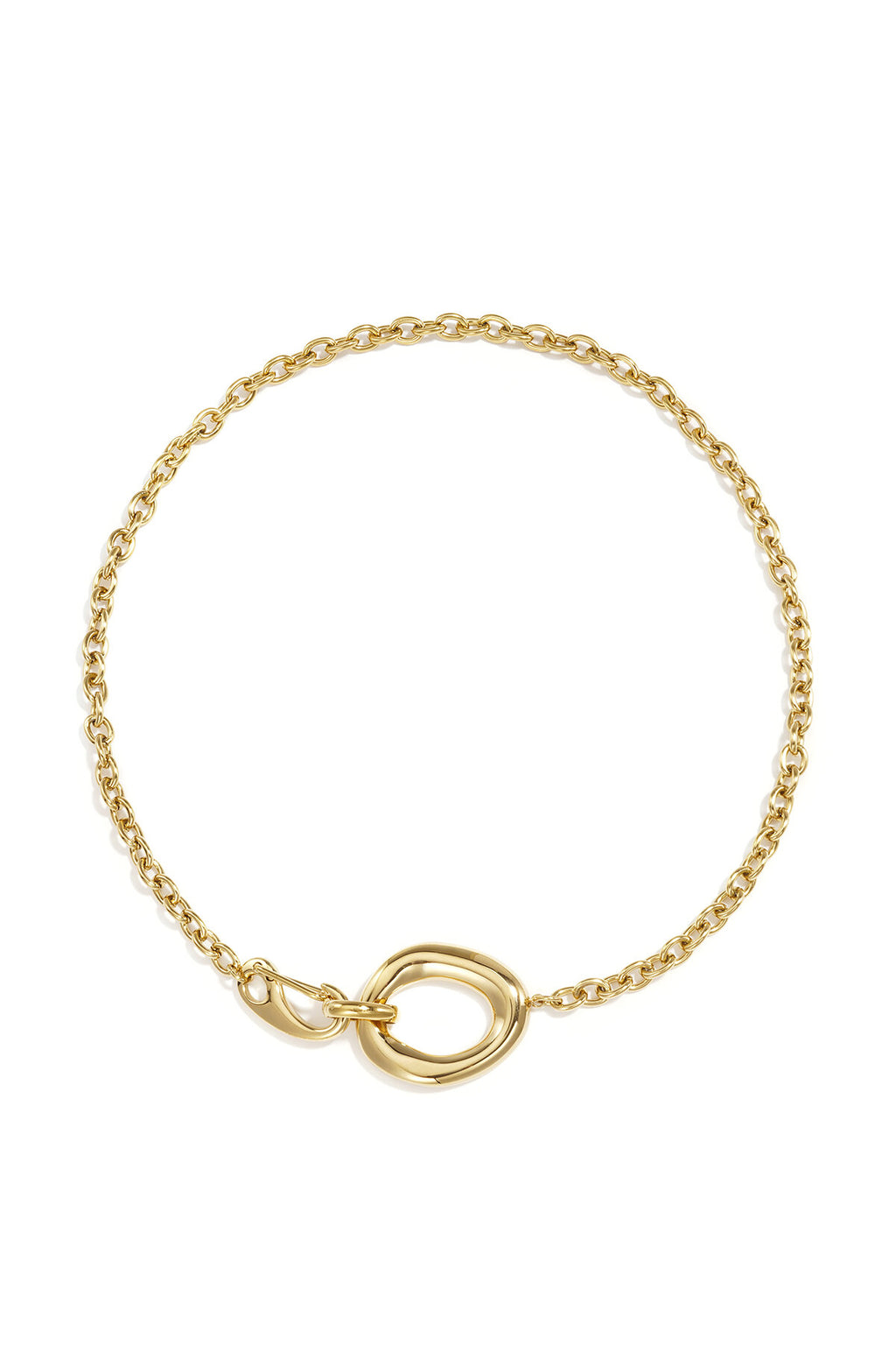 Elegant Circle Pendant Necklace - Timeless Style for Everyday Wear
