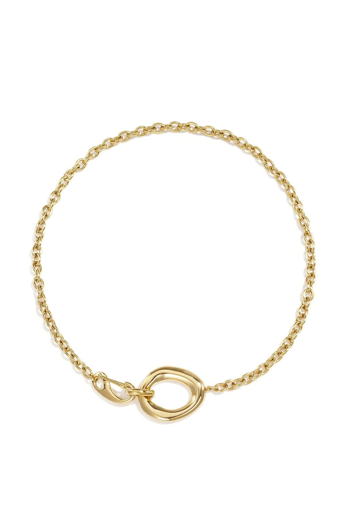 Elegant Circle Pendant Necklace - Timeless Style for Everyday Wear