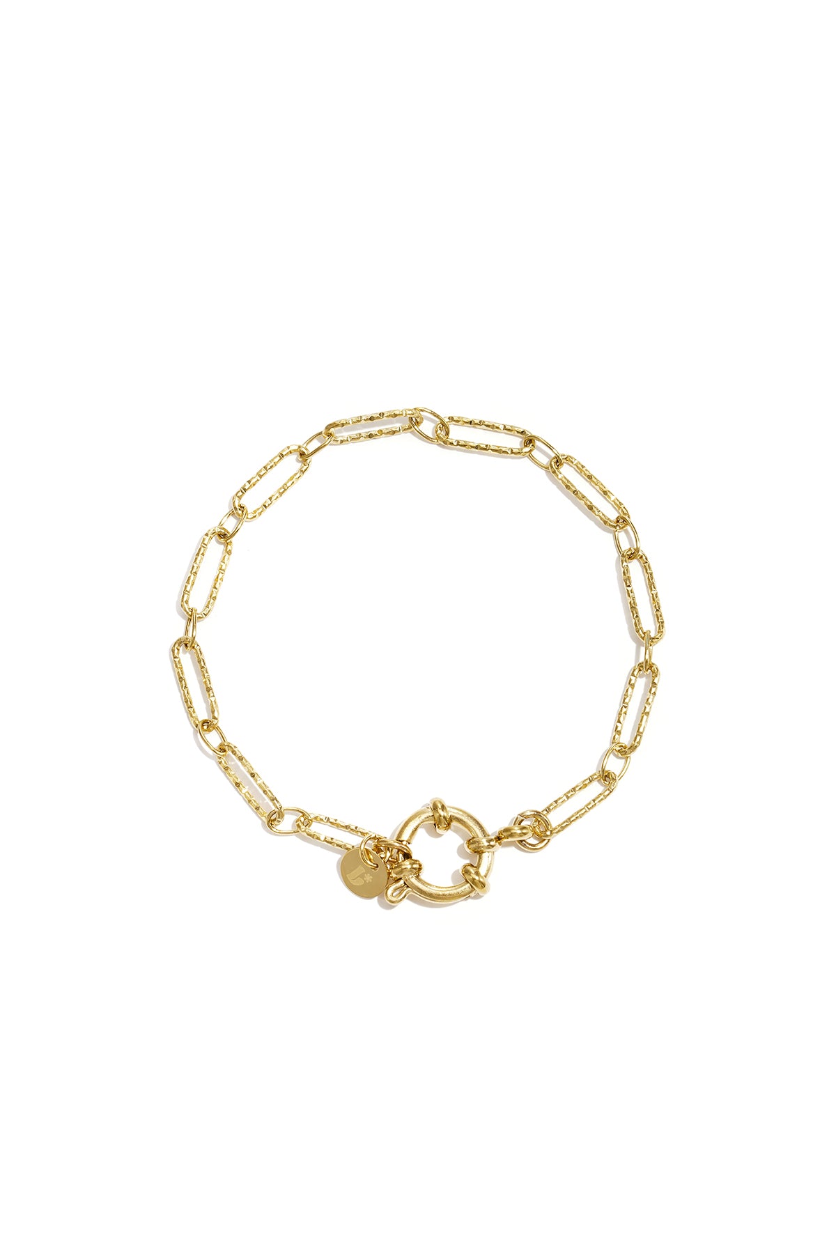 DIY Chain Bracelet – Gold-Plated Steel