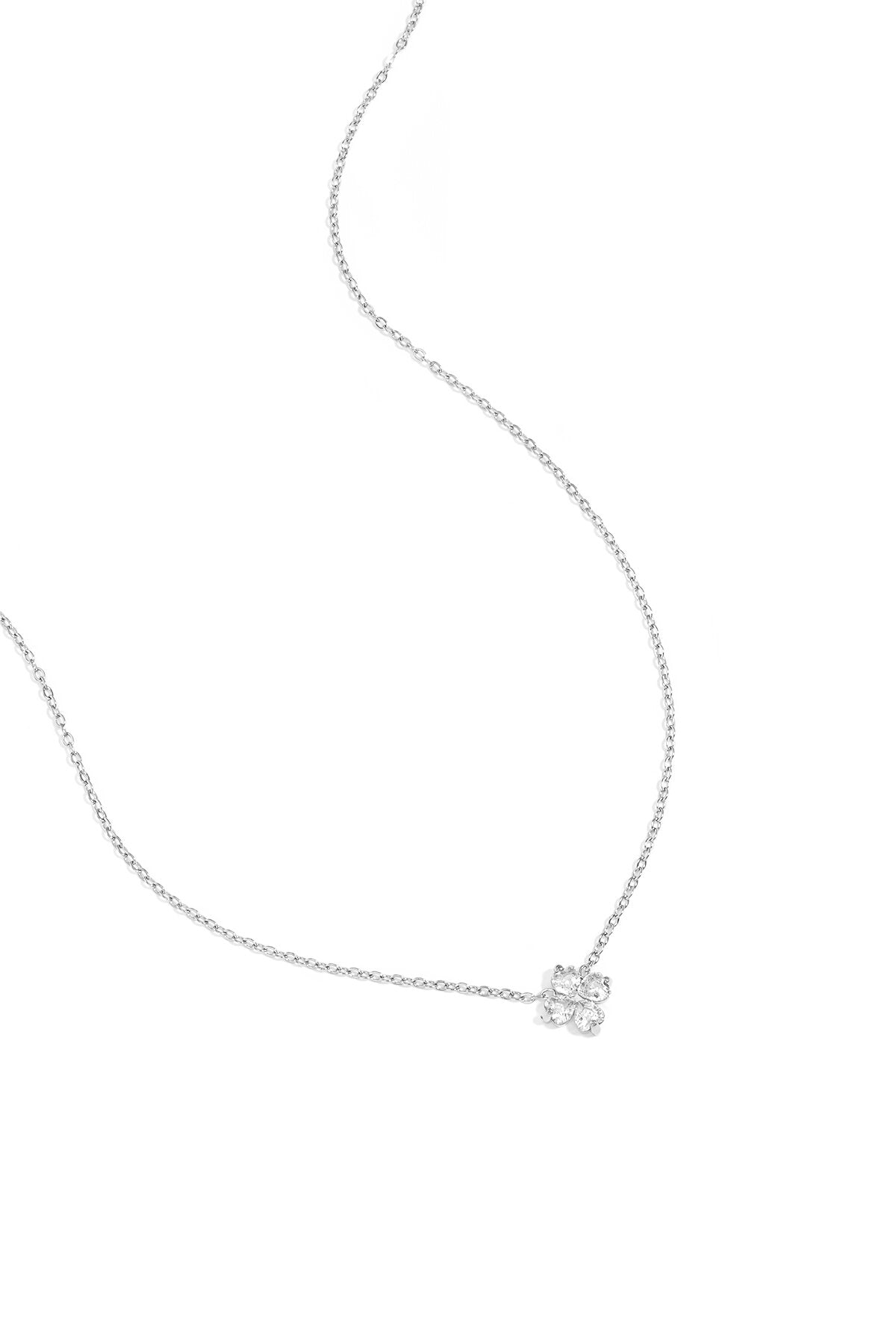 Elegant Stainless Steel Clover Pendant Necklace