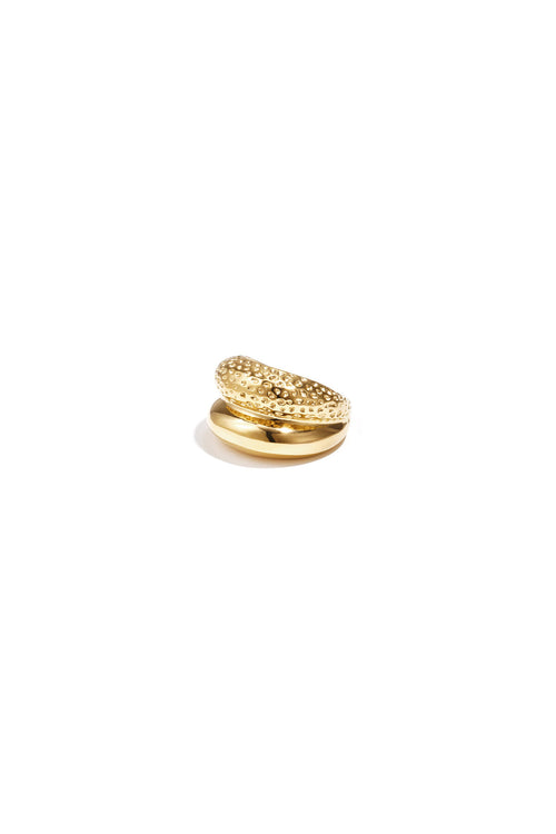 Elegant Retro Circle Statement Ring - Adjustable Fit