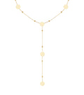 long necklace circles all over