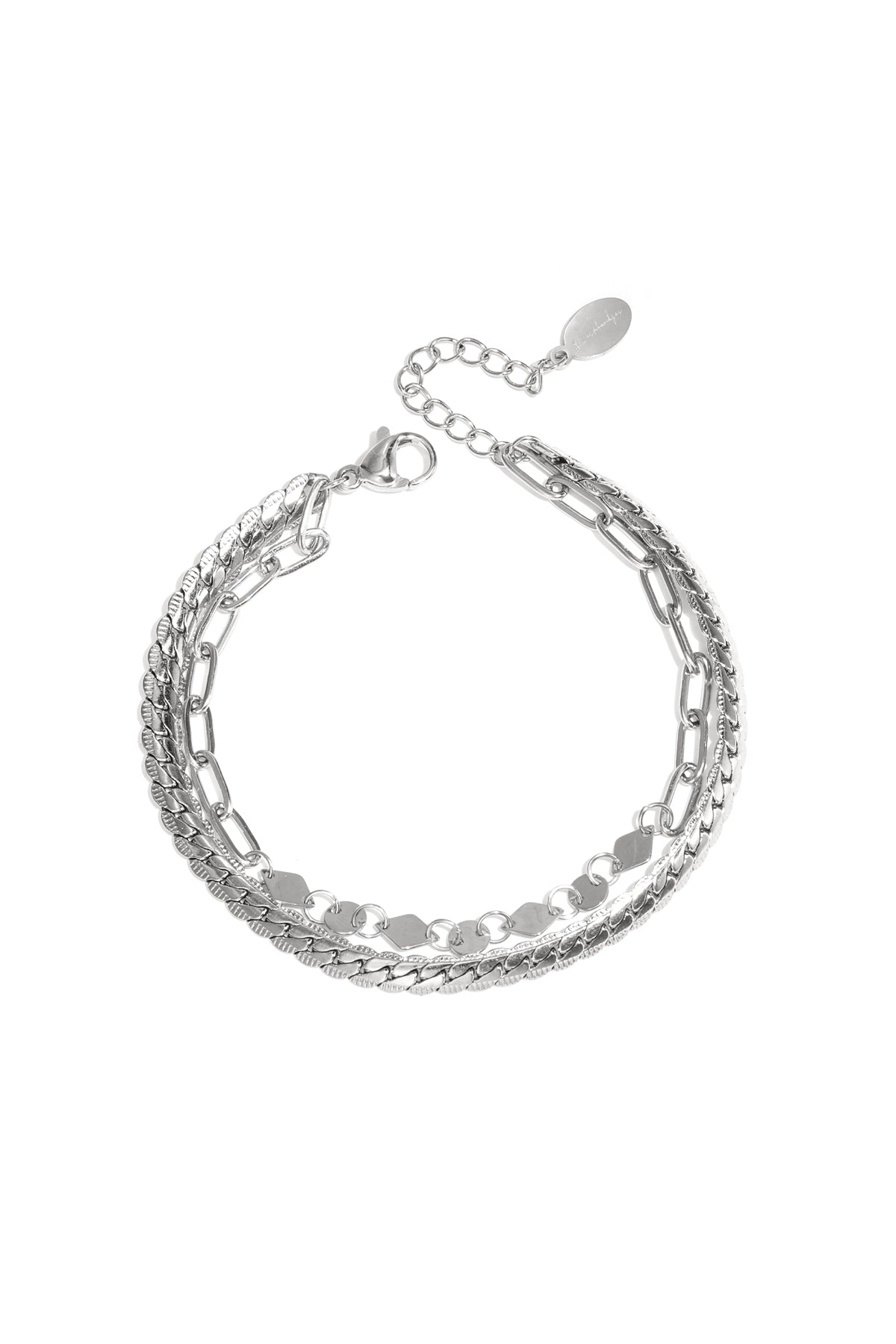 Double-layered bracelet Stainless Steel