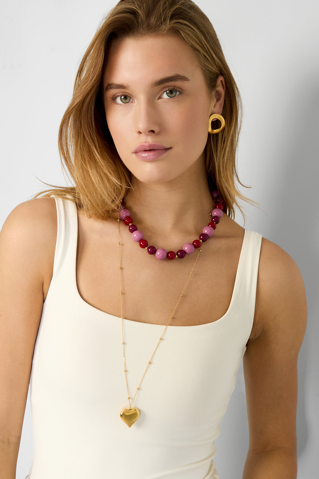 Elegant 70cm+ Long Necklace, Silver & Gold Tone