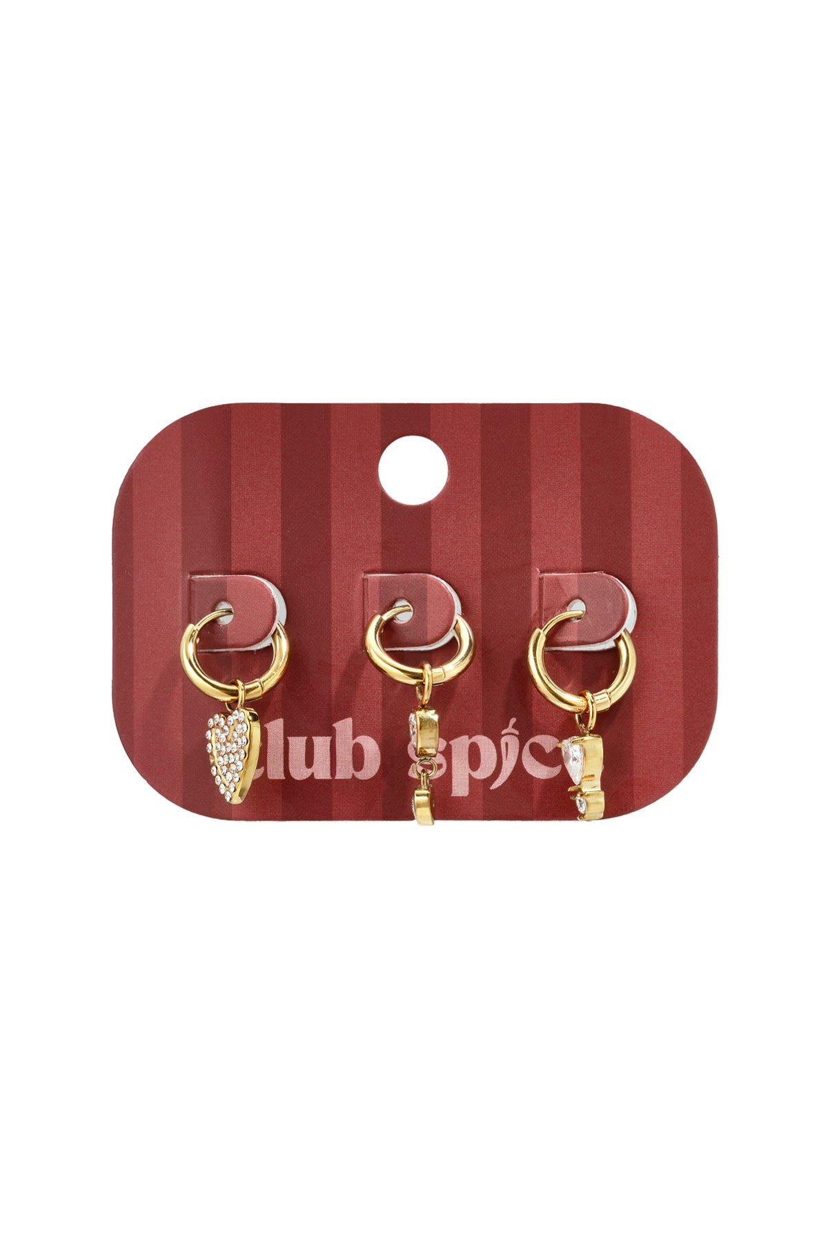 Stainless Steel Earring Sets Heart Simple Simple Series Women's jewelry