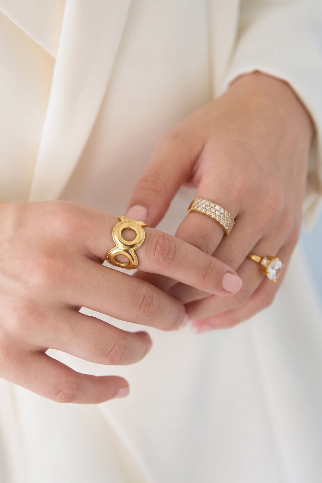 Elegant Adjustable Statement Ring for Everyday Glam