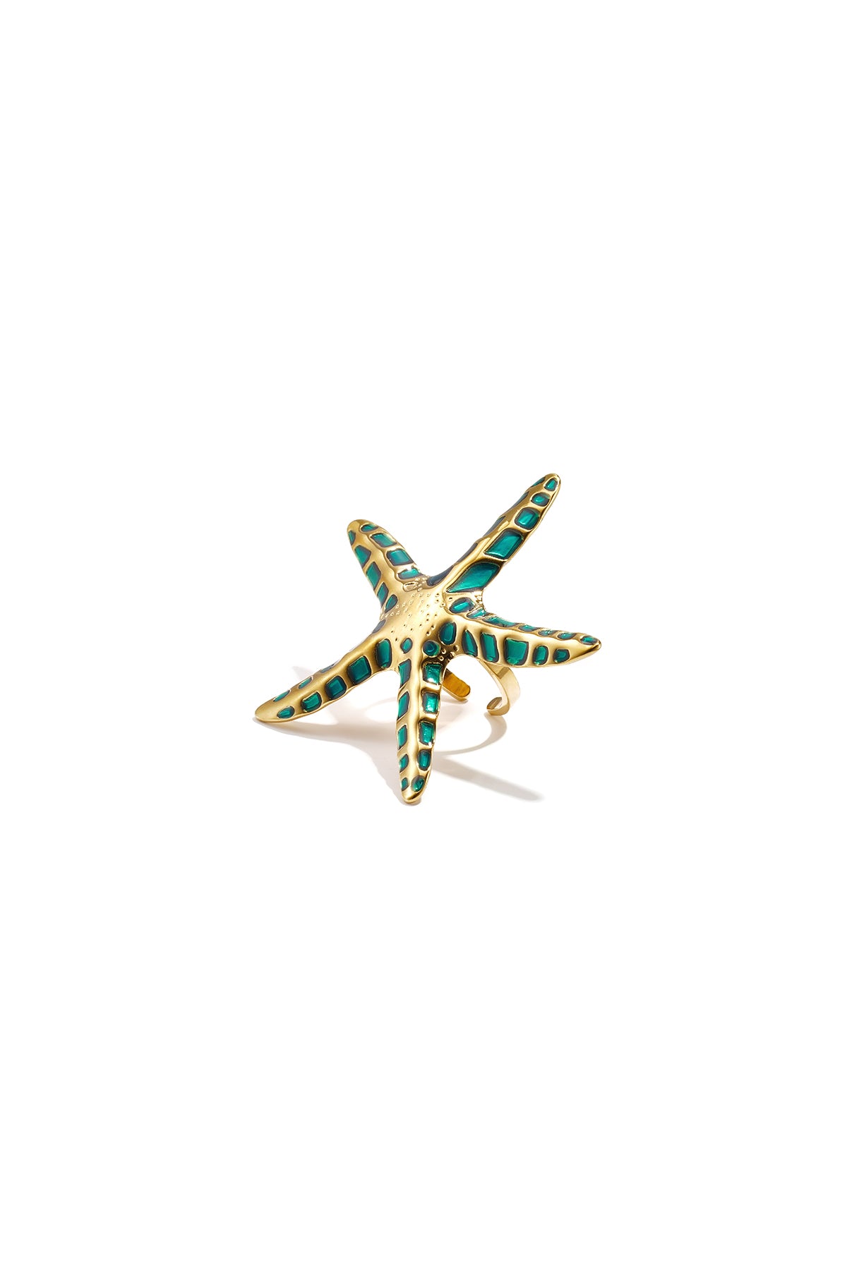 Stainless Steel Statement Rings Starfish Vacation Holiday/Beach Romantic Series Women's jewelry