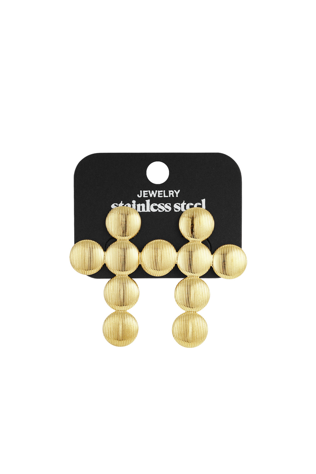 Stainless Steel Stud Earrings Cross Casual Daily Simple Series Women's jewelry