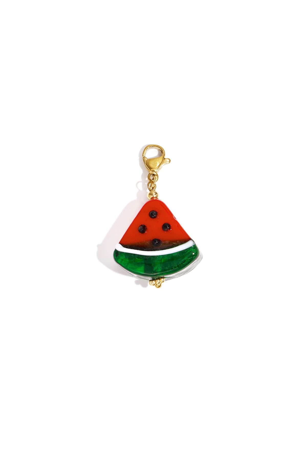 Fruit Jewellery Charm – Red Resin & Steel