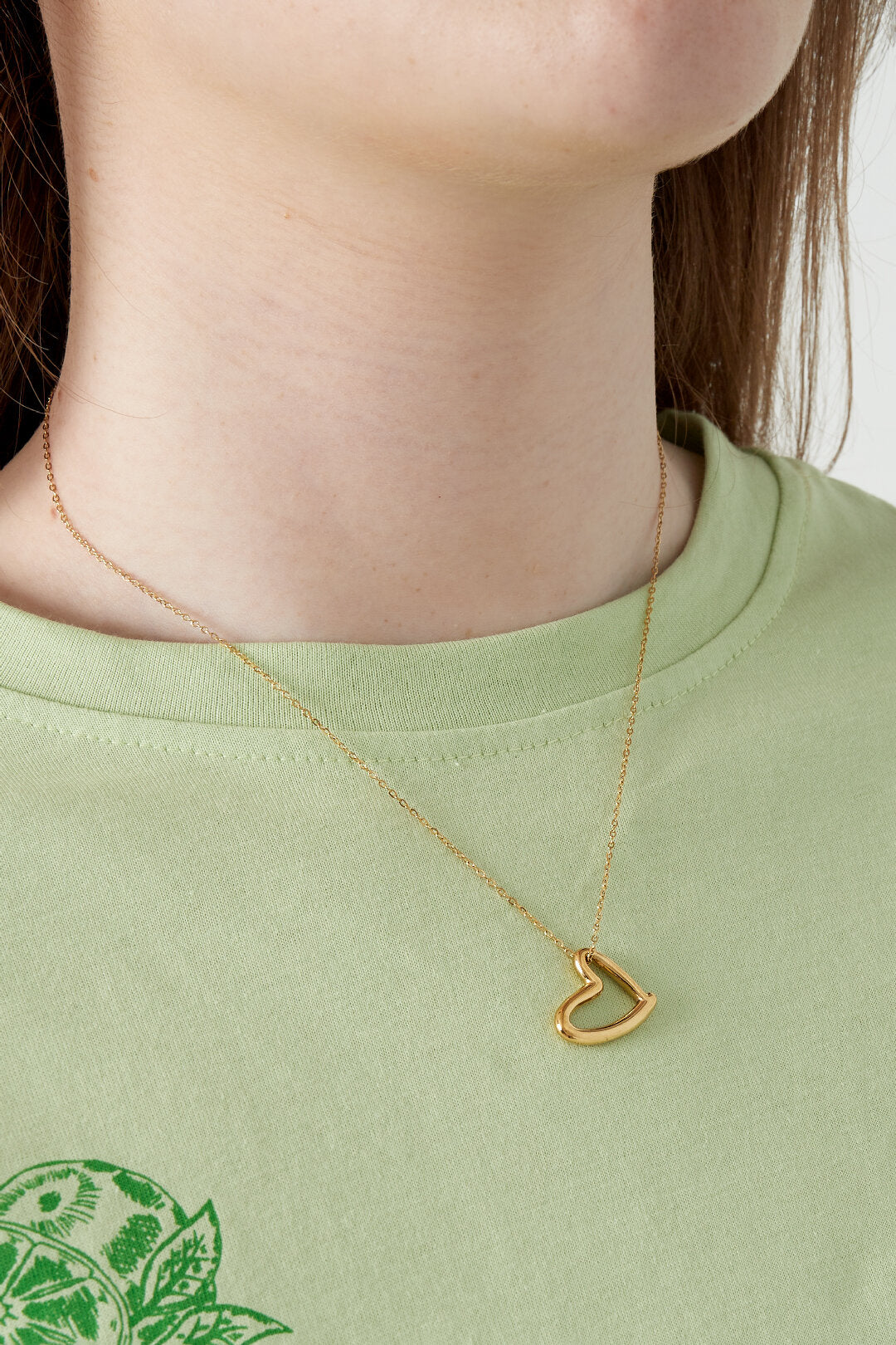 Elegant Heart Pendant Necklace - All Fit, Casual Style