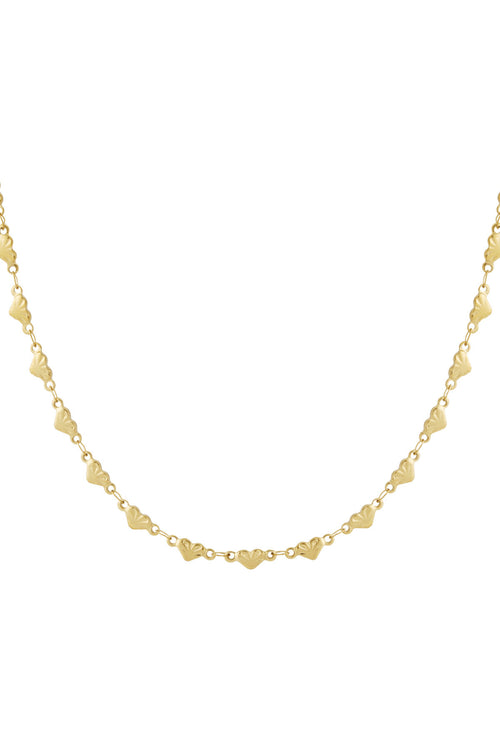 Elegant Heart-Shaped Stainless Steel Necklace for Everyday Wear