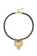 Stainless Steel Braided Necklaces Heart Simple Daily Simple Series Women's jewelry