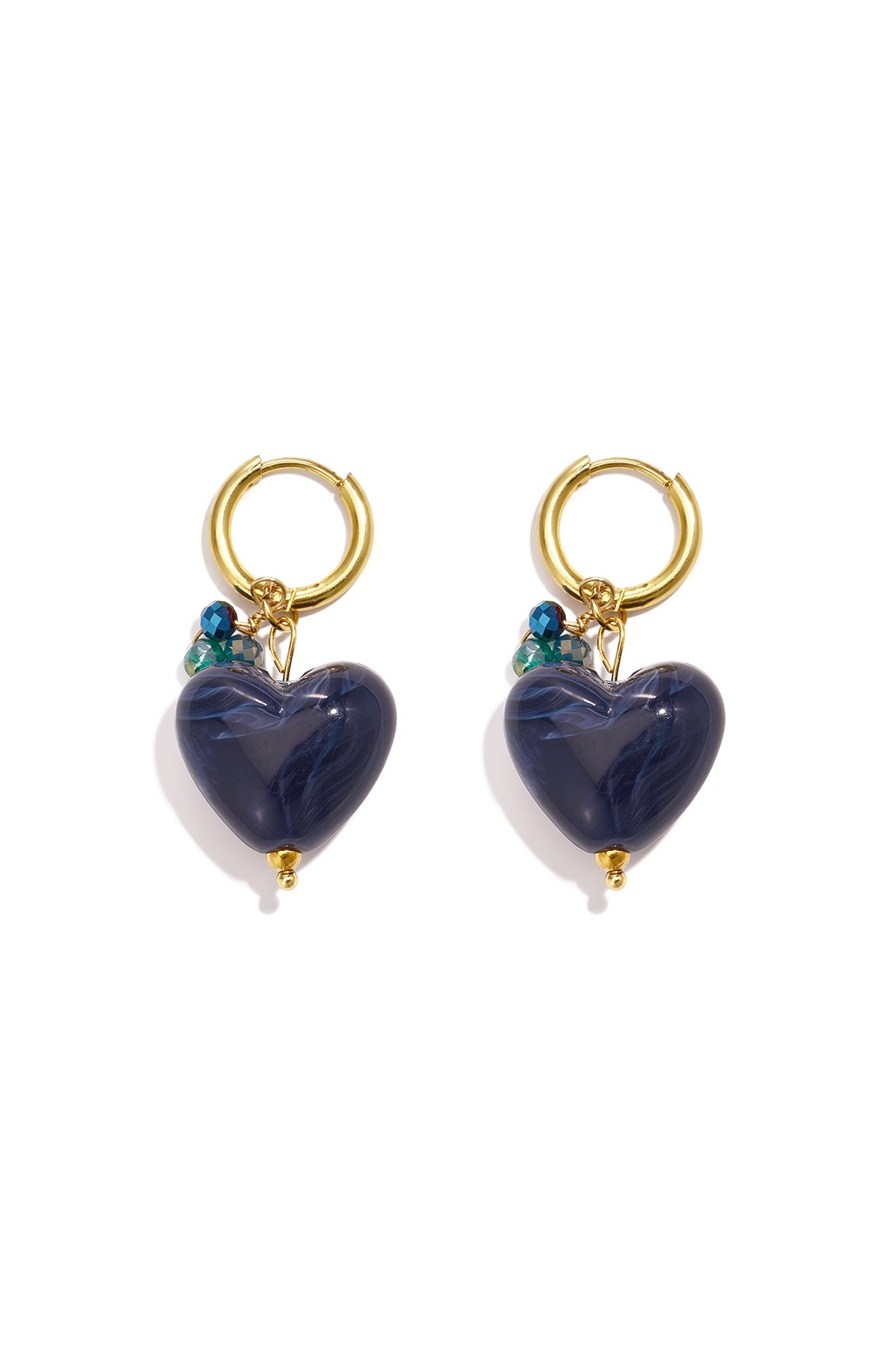 Stainless Steel Beads Earrings Heart Simple Daily Simple Series Women's jewelry