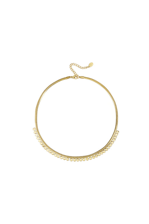 Stylish Polka Dot Chain Necklace for Everyday Elegance