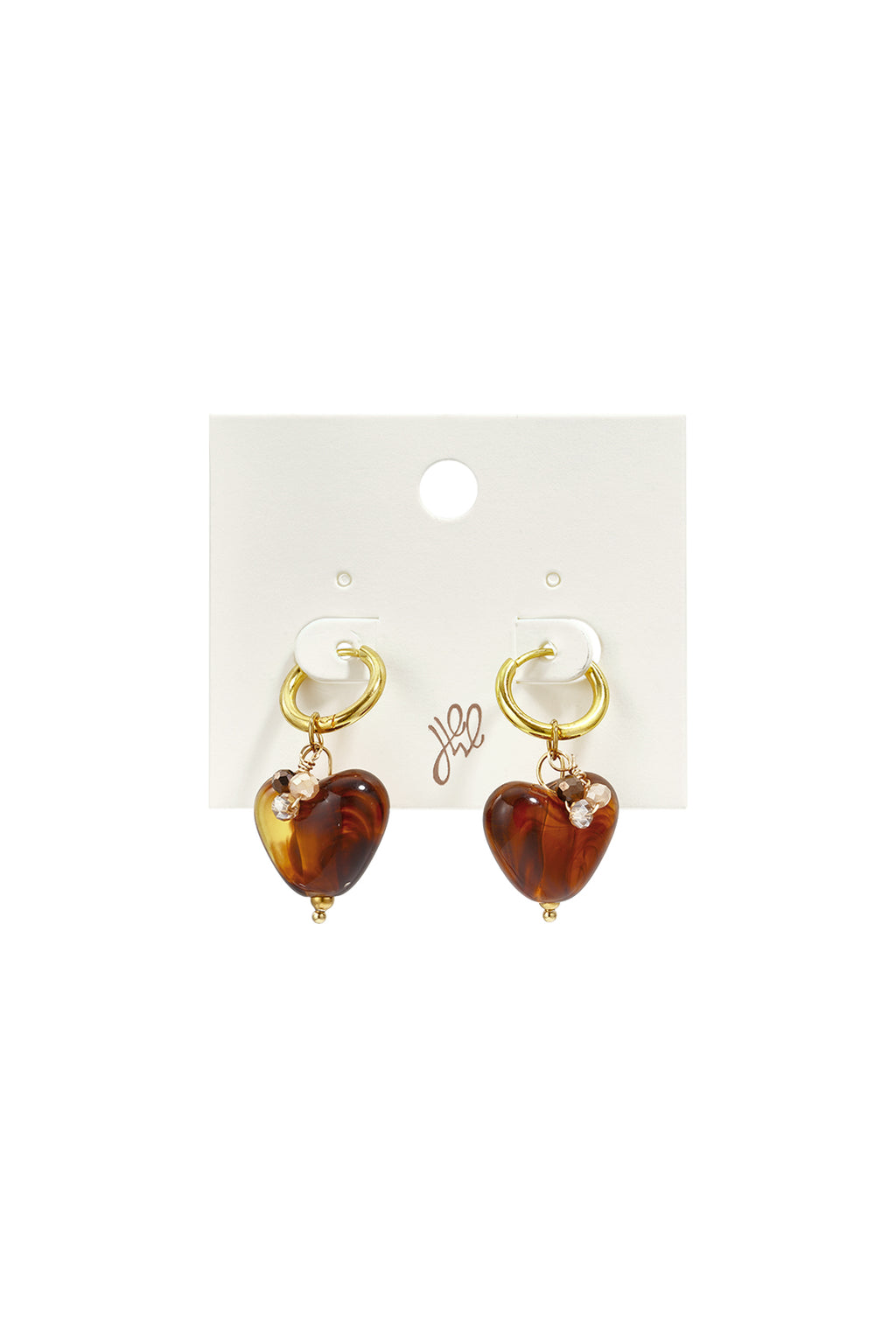 Stainless Steel Beads Earrings Heart Simple Daily Simple Series Women's jewelry