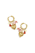 Stainless Steel Beads Earrings Heart Casual Daily Romantic Series Women's jewelry